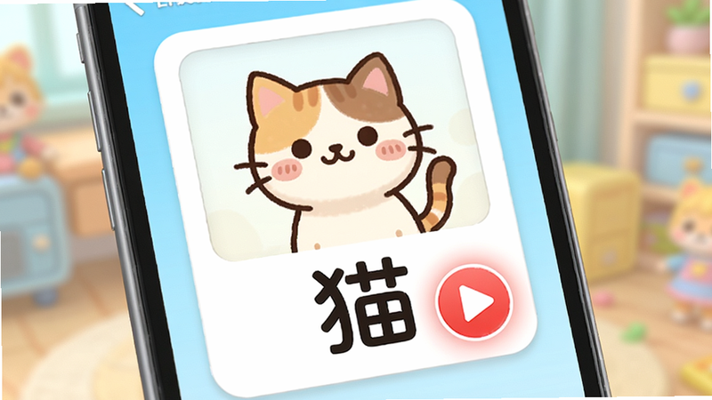 ��д��ͷչʾ�ֻ���Ļ�ϵ�һ�ſ�Ƭ����Ƭ�ϻ���һֻ�ɰ��ġ�è�����·��Ǵ�ź��֡�è�����Ա���һ����ɫ�Ĳ��Ű�ťͼ�����ڷ��⣬�����黯��ͻ������ͼʶ���ʶ������Ľ���ϸ�ڣ�ɫ���������߱�����Ⱦ���ɾ�����ɫ