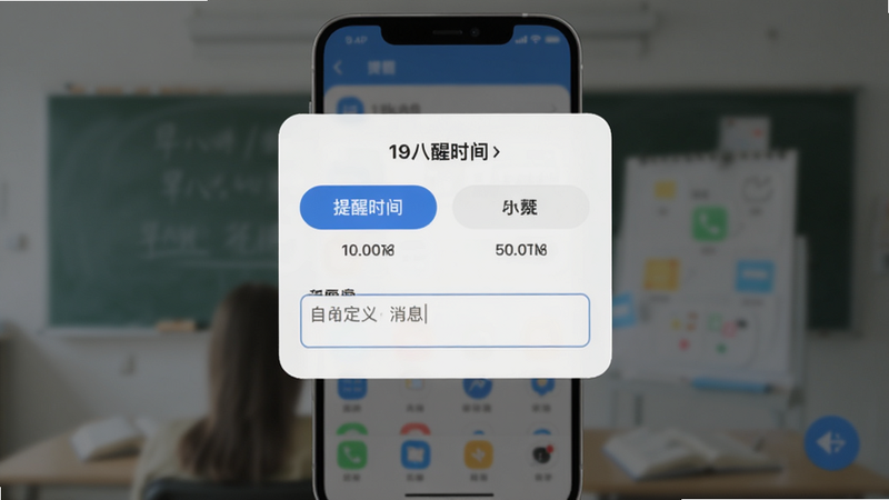 ������˿γ̱�APP���������ý���ͼ������Ϊ�ֻ�������ʽ����ʾ����ʱ��ѡ����Զ�����Ϣ����򣬱���ģ��������ͻ��ǰ����������Ƽ��У�ϸ�ھ�׼���޶���װ�Σ���������