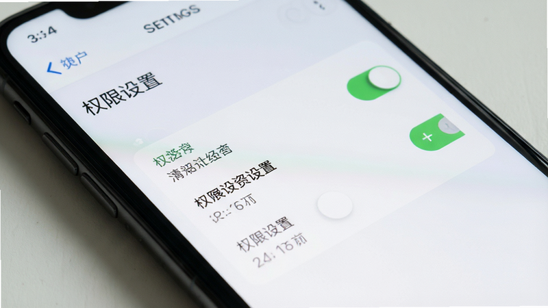 ����Ϊ�ֻ���Ļ����ʾAPP���ý��棬��������������࣬ϸ��Ȩ�޿��أ����ʸ��壬�ɾ����޶���Ԫ�أ�����