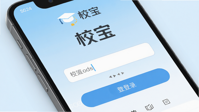 һ��У��APP��¼�������дͼ����ʾ�����͵�¼��ť���������¼�࣬ͻ����У����Logo������Ϊ����ɫ���䣬���������ɶ�������ִ���ϸ�����������ʸ���