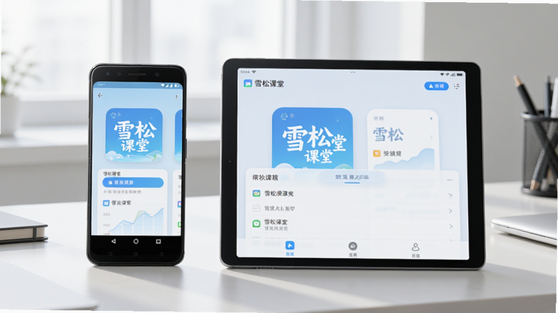 ��׿�ֻ���ƽ����Բ���չʾ����Ļ����ʾ��ѩ�ɿ��á�App���棬����Ϊ���İ칫���棬������Ȼ������ִ��Ƽ���ϸ�ڴ�������Ļ�����ʸУ��������㣬�����ұ���Ԫ��
