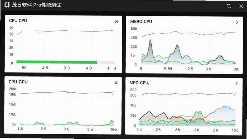 ï������Pro���ܲ��Խ��棬��ʾCPU���ڴ�ռ���ʼ��ͣ���ɫ����������ɫģʽ���������ݿ��ӻ�ͼ�������壬�޶���װ��