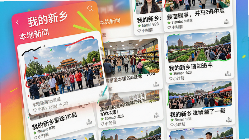 ����Ϊ���ҵ����硱APP������Ѷ�����棬����Ϊ�ٲ�����Ƭ��ƣ�������ʱ�У�ɫ�ʶ�ʷḻ��ϸ��չʾ���ű�������ͼ��ʱ����������������ɾ����޶���Ԫ�أ����֡��ҵ����硱�����������š������ɼ�