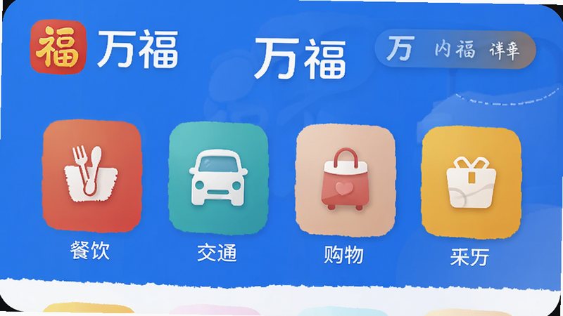 չʾ���򸣡�APP�ڲ��������ҳ��Ĳ�ͼ�������ִ�UI��Ʒ����ʾ��������ͨ�������ͼ�꣬ɫ��������Э���������ɾ���ͻ�����򸣡�Ʒ�Ʊ�ʶ��ϸ�ڷḻ���߷ֱ���