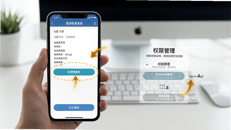 ���û�Ʊ���ʹ�ý̳�ͼ�⣬�ֻ�����չʾ����ҳ���Ȩ�޹���ѡ�����Ϊ���İ칫���棬�������������Ϊʵ�����壬ϸ�ڰ��������İ�ť��ָʾ��ͷ������������������Ԫ��