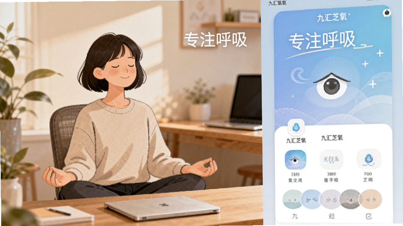 ����Ϊ�Ż�֥��ʹ�ó����廭��չʾһλ�û��ڰ칫��ǰ����ڤ�룬������ͣ�����Ϊ��������Ҳ�Ӧ�ý��棬�����ܰ������ϸ��������������ͣ��ɾ������ְ���