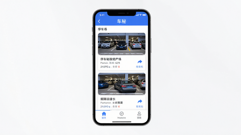 ����Ϊ����APP�ֻ�����չʾ������Ϊ�����������Ű����������Ϊ�ִ���ƽ��UI��ƣ�ϸ�ڰ�����ɫ��ɫ������ɫ������������������ʾ�����ء��������м�չʾͣ�����б���Ƭ���ײ�Ϊ���ܲ˵������ʸ��壬�ɾ����޶���Ԫ��