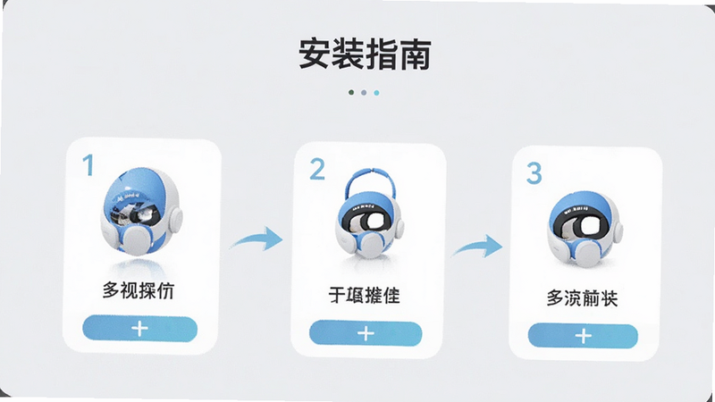 ����Ϊ���Ӽ��Ӿ�ѵ��App�İ�װ�����ý��棬����Ϊ����ʽ�������Ű�����������࣬ϸ�ڷḻ�����ʸ��壬�ɾ��޶���Ԫ�أ�������ʾΪ