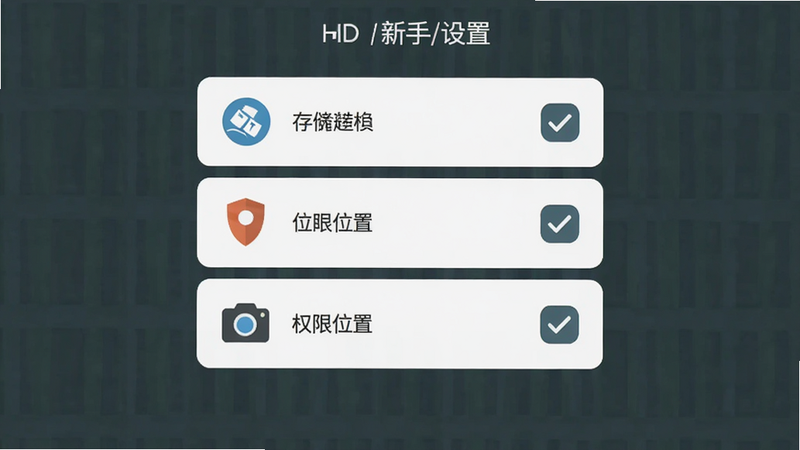 HD dragon �������ý��棬����ΪȨ�޹�ѡ�б������ִ�ֱ���У������洢��λ�á����ͼ�꣬�Ű�����������ƽ����ϸ�ڰ����Թ���ǣ������������ɾ����޶���Ԫ��