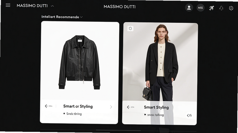 Massimo Dutti Ӧ���ڵ������Ƽ����ܽ��棬����Ϊ���佨�鿨Ƭ���������ҷ��������չʾ��Ʒ���Ҳ�չʾ�������ͣ��Ű��ִ���Լ��������ţ�ϸ�ڷḻ���������� 