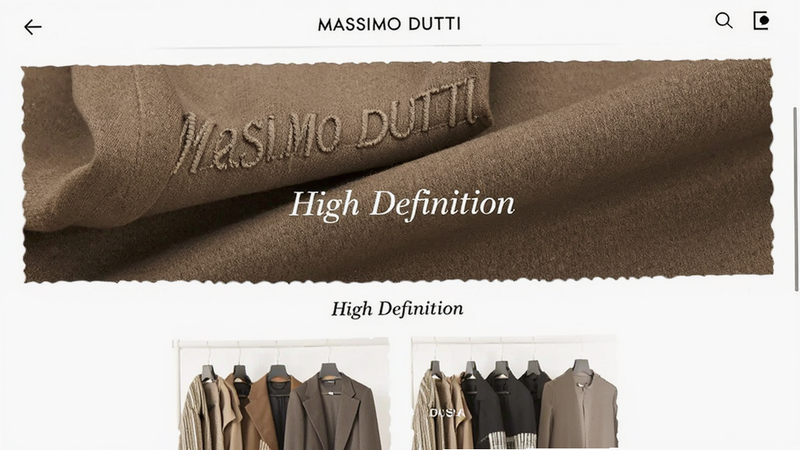 Massimo Dutti ��Ʒ����ҳ���棬����Ϊ�����װϸ����д�����ִ�ֱ�������Ű澫�£�����ݻ��ʸУ�ϸ��չʾ������������������ 