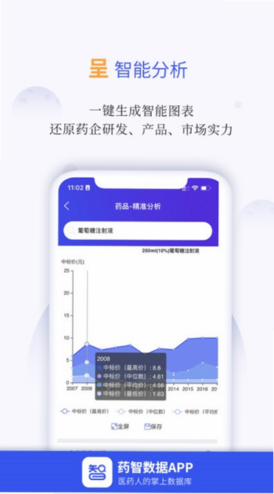 药智数据 安卓版 数据覆盖范围 界面预览