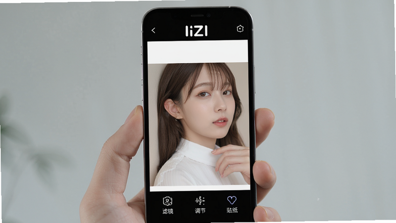 һ�Ÿ�����ֻ���Ļ��ͼ��������IIZI�����������棬����������������ʾƷ��Logo