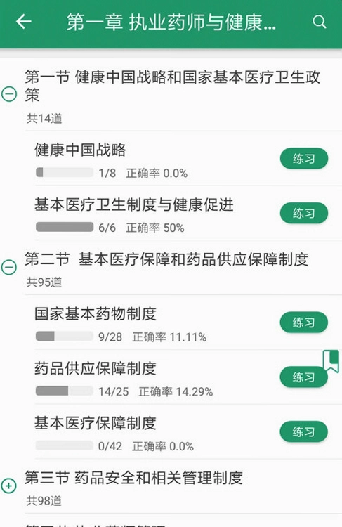 执业药师刷题库截图2