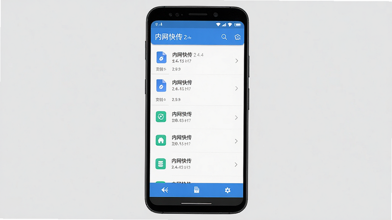 �����촫 2.4.4 ��׿��Ӧ�ý���ȫò������Ϊ�ֻ���Ļ������ʾ������������Ϊ����״̬�����м��ļ��б�������ײ�������ť�������Ϊ�ִ���Լ��ƽ����ƣ�ϸ�ڰ���������ͼ�������ֱ�ǩ�����ʸ��壬�ɾ��޶���Ԫ�أ����֡������촫�������ɼ�