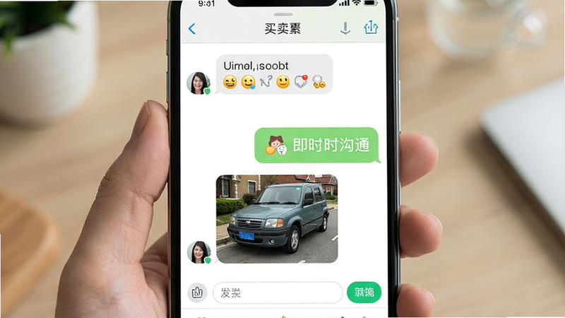 ����һ��չʾ��ʱ�������ĳ���ͼ������Ϊ�ֻ����촰�ڣ���ʾ����˫���Ի���¼��������Ƭ��������������������Ϣ���ݣ��Ű�����ƶ����Ķ�ϰ�ߣ���������Ѻã�ϸ����ʾ������źͷ��Ͱ�ť������ϸ�壬�ɾ������ֱ�ע����ʱ��ͨ��