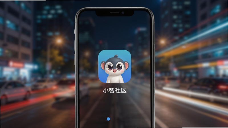 �ֻ���Ļ��ʾС������APP���ڼ��صĽ��棬����Ϊ��̬ģ���ĳ���ҹ����ͻ��APPͼ�꣬����������������