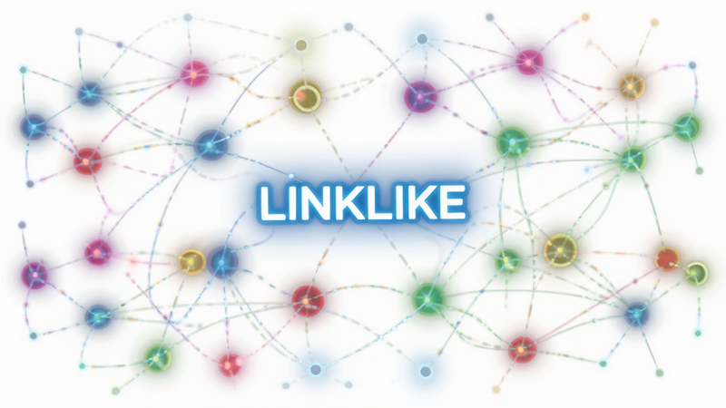 ������罻���Ӹ���ͼ�������ɫ���ͨ�������໥�����γ����磬������һ�������LINKLIKE��ʶ������Ϊ���ף����������������˸����񼫼����壬���ֶԳƣ��Ű�ƽ�⣬ϸ�����������ʸ��壬�ɾ����޶���װ�Σ�������