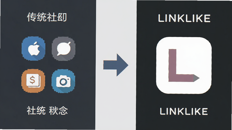�Ա�ͼ��������Ϊ��ͳ�罻ͼ�꣬�Ҳ�ΪLINKLIKEͼ�꣬�м��м�ͷ���ӣ�����ǳ�ң���������Լ���������ҶԳƣ��Ű�������ϸ�ڱ�ƽ���������������ɾ����޶���װ�Σ�������