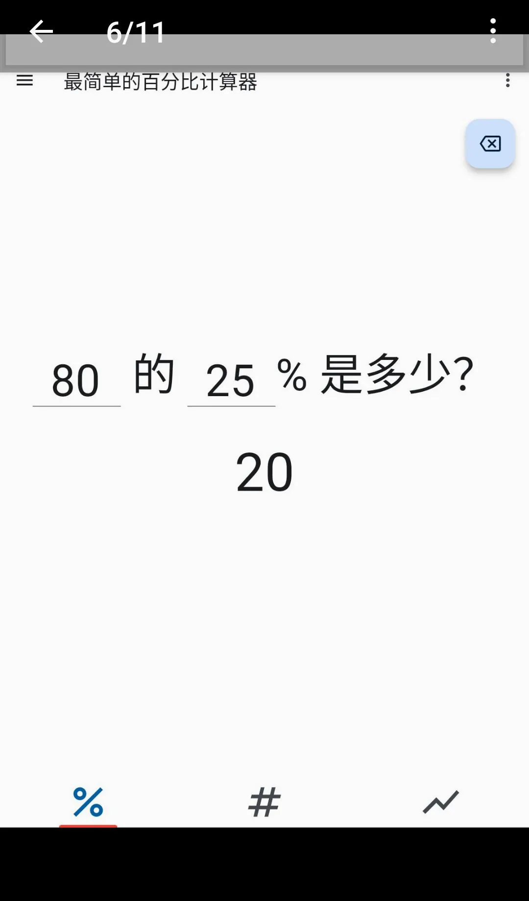 ����ٷֱȼ�����