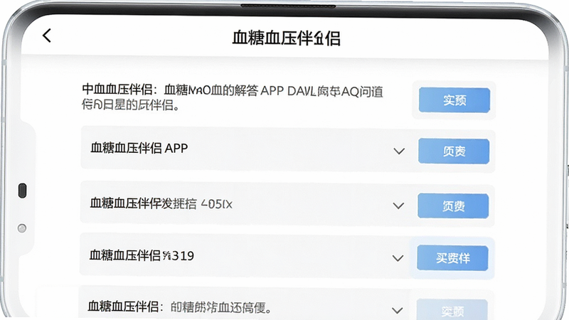 ������������棬����Ϊ��Ѫ��Ѫѹ���¡�APP��FAQҳ�棬����Ϊ�ʴ��б���ʽ���Ű�����������࣬ϸ��չʾ����������۵��𰸰�ť�������������ɾ����޶���Ԫ�أ�����Ϊ��ɫ��