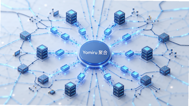 ����Ϊ Yomiru ����������������ʾ��ͼ������Ϊ����������������ڵ㣬�Ű�Գƣ����Ϊ�Ƽ�����ɫ����ϸ�ڰ������ݰ������������ͼ�꣬����Ϊ������Ⱦ���ɾ����޶���Ԫ�أ����ֱ�ǩ���á�Yomiru �ۺϡ�