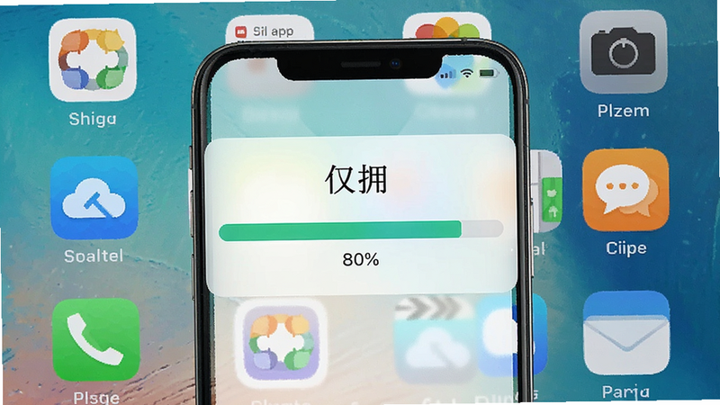 һ���ֻ���Ļ��ͼ����ʾ����ӵ��APP�İ�װ������������Ϊ80%������Ϊ�ֻ����棬ͼ���������룬����ƽ����ɫ��������ϸ�����������ʸ߷ֱ��ʣ��޶��൯��