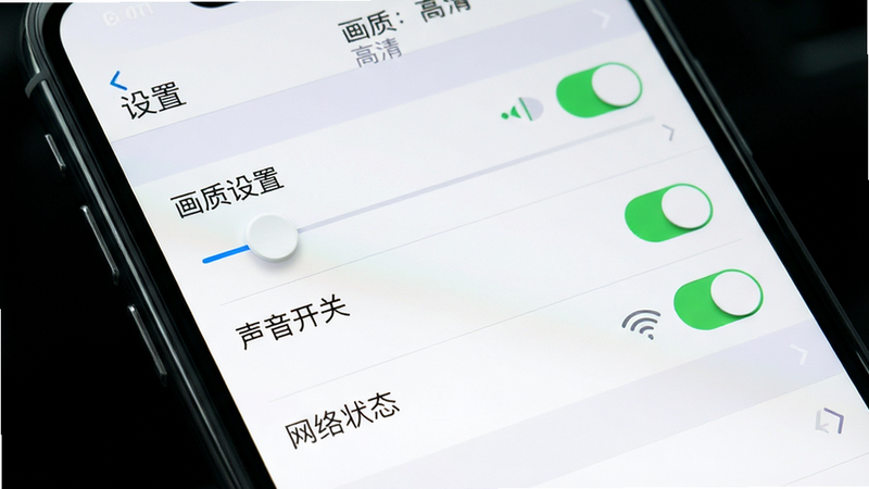 智驾学车手机设置界面特写,主体为手机屏幕显示
