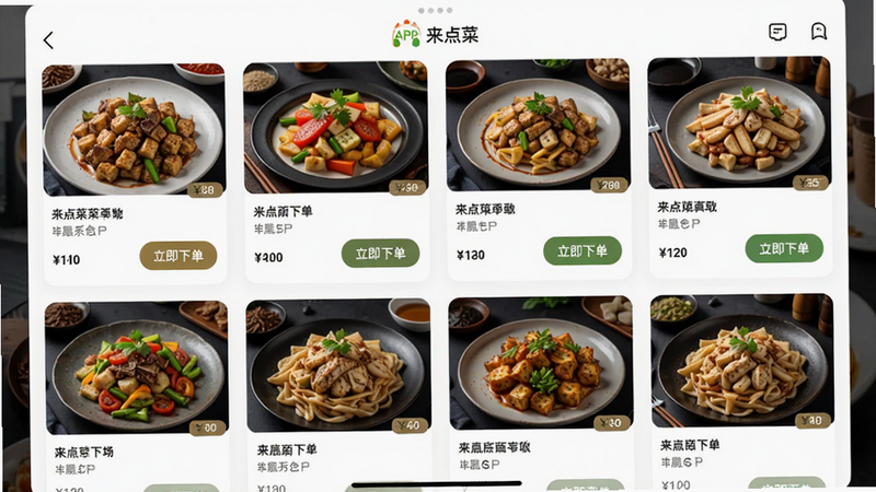 ����Ϊ�����APP���������ͼ�����ֲ��ÿ�Ƭʽ���У�չʾ������˲�ƷͼƬ���Ű����룬��������ִ���ϸ�ڰ����۸��ǩ�͡������µ�����ť�����ʸ��壬�ɾ��޶���Ԫ��