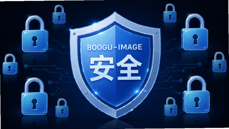 Boogu-Image: ����Ϊ����APP�İ�ȫ����ͼ�꣬���־��У���Χ����������������ܷ��ţ��Ű�Գƣ��Ƽ�����ɫ���ϸ�ڴ��й���Ч�������ʸ��壬�ɾ����޶���Ԫ�أ�����Ϊ