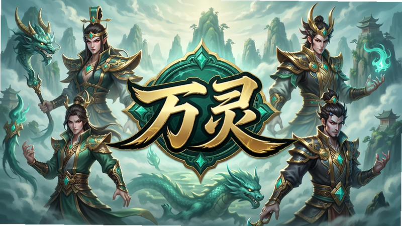 一张精美的游戏宣传海报,主体为名为
