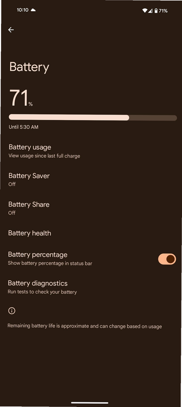 Pixel 8 pro battery health test results