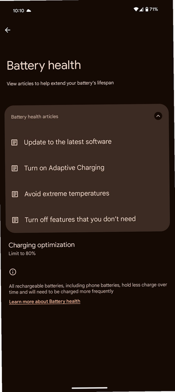 Pixel 8 Battery Health app Android download