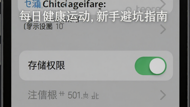 ÿ�ս����˶�App���ֱܿ�ָ��ʾ��ͼ��չʾ�ֻ����ò˵���Ȩ�޹���ѡ�ͻ�����洢Ȩ�ޡ�����״̬������Ϊ��ɫϵͳ���棬���ֱ�ע����