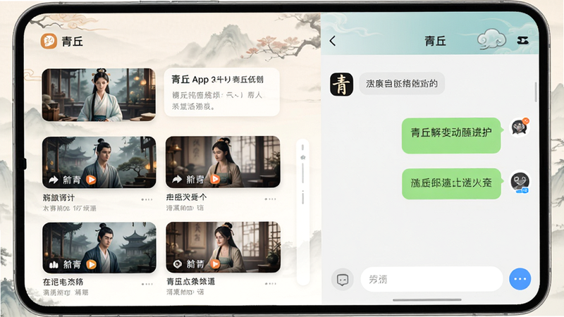 ����app����չʾ�����Ϊ�̾��б�����ͼ���Ҳ�Ϊ���촰�ڣ�������Ϊ�ŷ����ִ���ϣ�ɫ����ͣ������������߻��ʣ��޶���Ԫ�أ�����