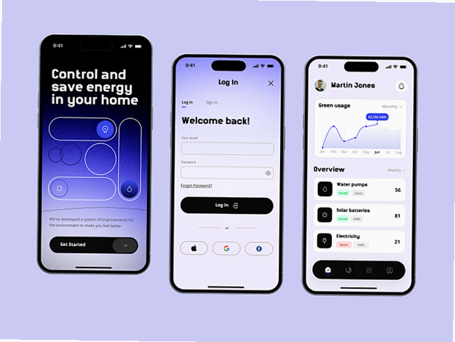 Phone app android interface screenshots