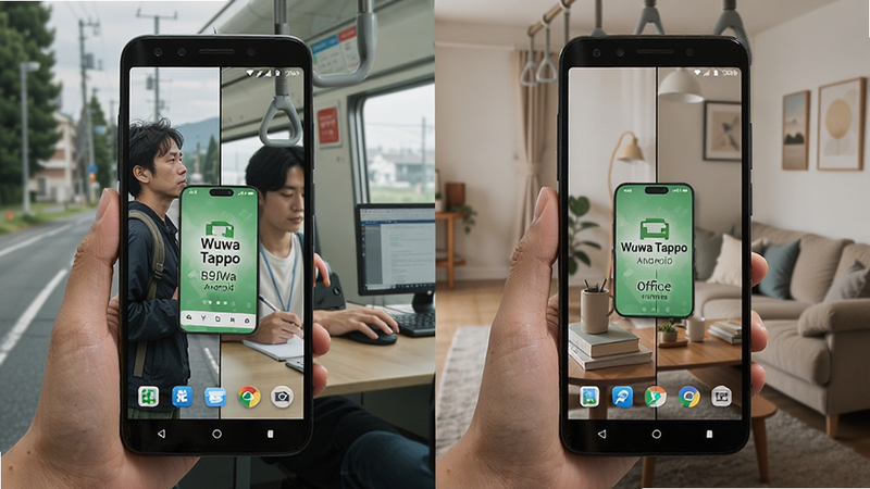 Wuwa Tappo Android�� �ೡ����ʾ, �ֻ���Ļ�ָ�, ͨ��/�칫/�Ӽ���������, ��͹���, ��ʵ�û��ӽ�, ϸ������