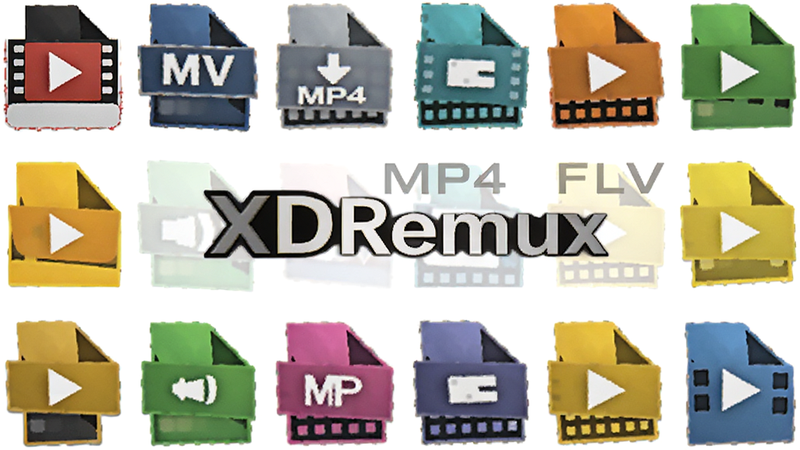 ������Ƶ��ʽͼ�����У�MKV MP4 FLV��ǩ������XDRemux logo����