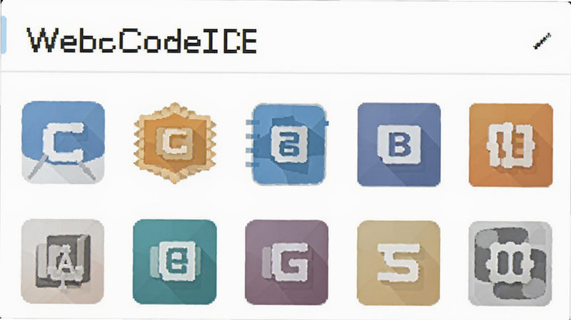 WebCodeIDE ����ѡ��˵�����ʾ�������ͼ�����У�����Ϊ��ɫ�����Ϊ��ƽ��ͼ����ƣ�ϸ�ڷḻ���޶���Ԫ�أ��ɾ�����