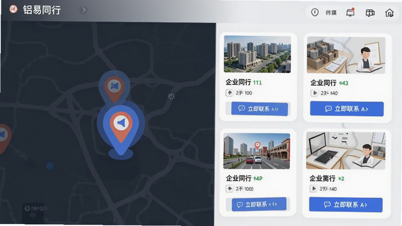 ����ͬ��APP����ƥ����棬��ͼ�����ʾ��Ӧ��λ�ã���Ƭʽ����չʾ��ҵ��飬��ɫ��ť