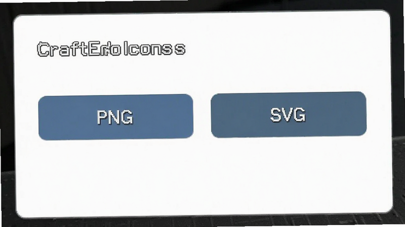 CraftEcho Icons ����ѡ����棬��ʾPNG��SVGѡ��ť��������࣬������������񼫼�