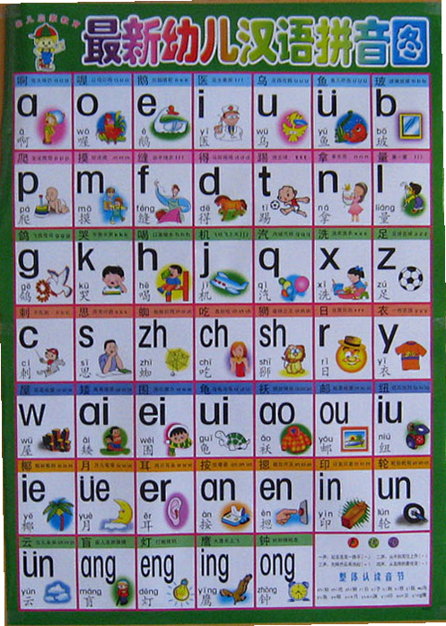 幼儿园拼音字母表26个字母图片