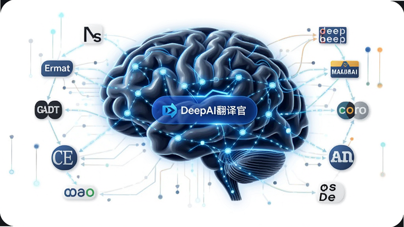 DeepAI�����AI����ʾ��ͼ��չʾ���������Ӳ�ͬ���Խڵ㣬�Ƽ���ǿ������