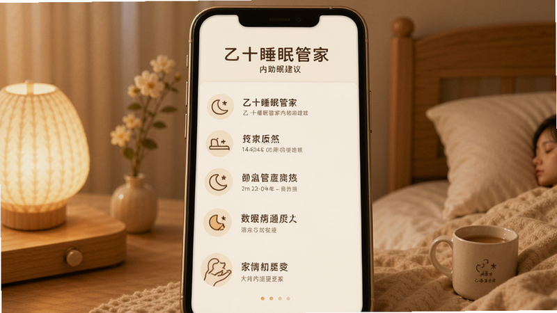 ��ʮ˯�߹ܼ��ڵ����߽���ҳ�棬���������б���ͼ�꣬ɫ����ܰ