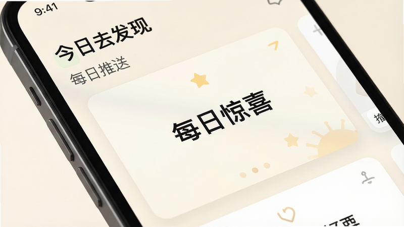 �ֻ���Ļ��д����ʾ������ȥ���֡�APP��ÿ������ҳ�棬��Ƭʽ���֣����֡�ÿ�վ�ϲ�����У�����Ϊ��͵��װ�ɫ��������£�ϸ�ڷḻ�����ʸ��壬�ɾ�������