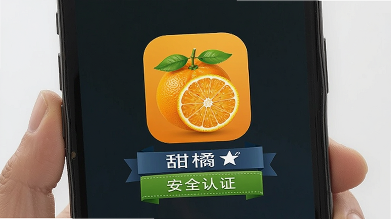 甜橘app安全认证标识
