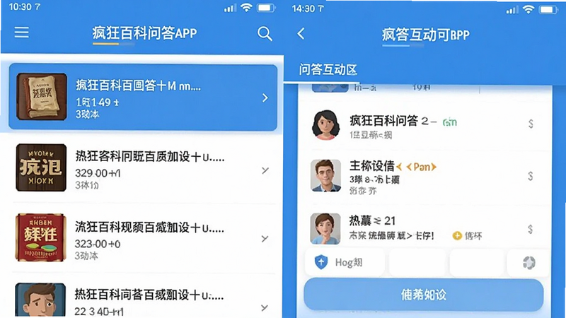 ���ٿ��ʴ�APP�����ͼ�������ʾ�ٿ�֪ʶ�б����Ҳ���ʾ�ʴ𻥶�������ɫ�Ͱ�ɫΪ��ɫ������ƽ��Ʒ�������׶�