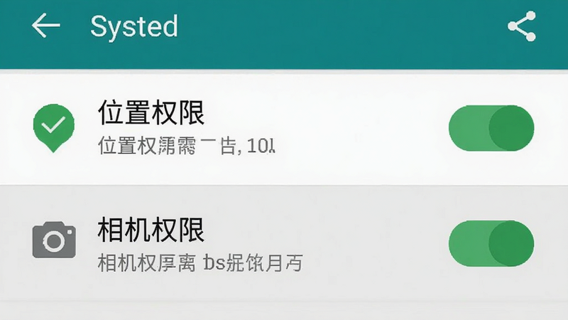 �ֻ����ý���ʾ��ͼ������Ϊ��׿ϵͳȨ�޹���ҳ�棬������ʾ
