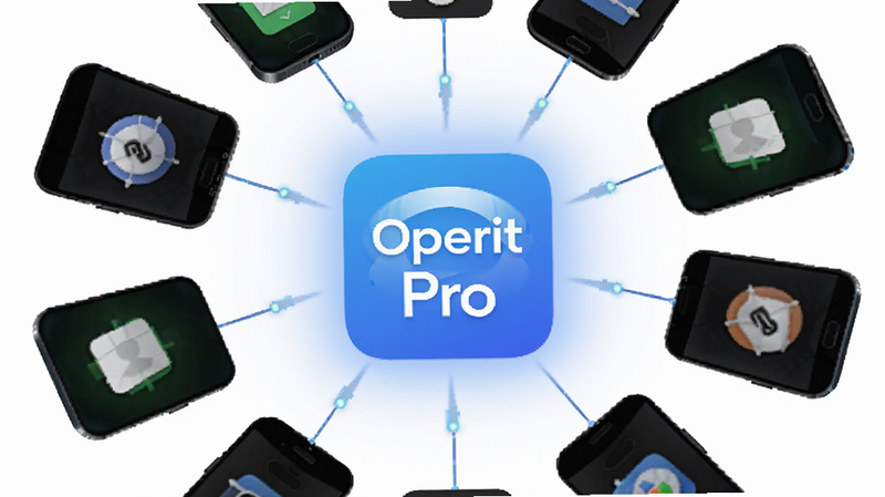 ����Ϊ����ֻ�Ӧ��ͼ��Χ������Operit Proͼ����ת��ʾ��ͼ�����ֳʷ���״������Ϊ����ɫ������Operit Proͼ�귢����͵����⣬�Ű�Գƣ����Ϊ�ִ��Ƽ��廭��ϸ�ڰ���ͼ��֮����������������ʸ��壬�ɾ����޶���Ԫ��
