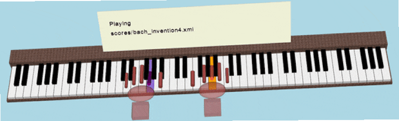PianoPlayer android app screenshot user interface